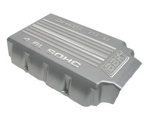 BBK Aluminum Engine Cover Charcoal Metallic Ford Mustang GT 05-10 by FEZTEC