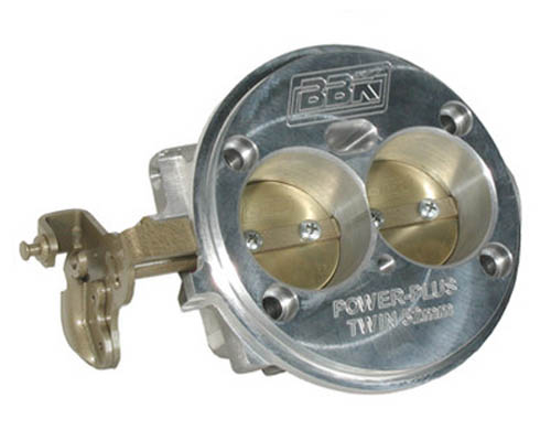 BBK 52mm Twin Power Plus Throttle Body Dodge Truck Jeep 5.2L 5.9L 99-03 by FEZTEC