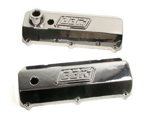 BBK Chrome Aluminum Valve Covers Ford Mustang 3.8L V6 94-04