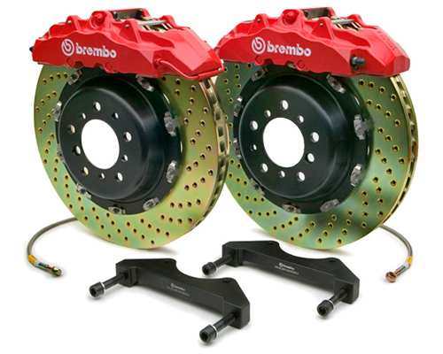 Brembo GT 15 Inch 6 Piston 2pc Front Brake Kit Ford SVT Raptor 10+