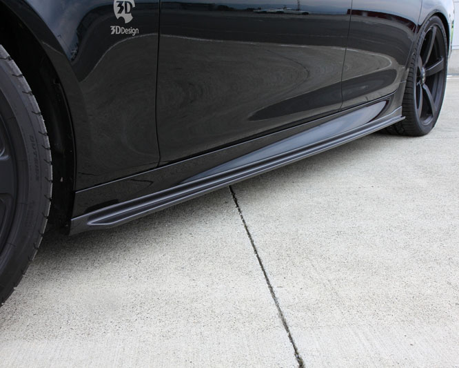 3D Design Carbon Fiber Side Skirts BMW M5 F10 12+