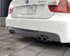 3D Design Carbon Fiber Rear Diffuser 4 Tip BMW 3 Series E90/E91 335i Sedan M-Sport 06-11