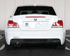 3D Design Carbon Fiber Rear Diffuser Single Exhaust BMW 1 Series E82 M-Sport 04-11