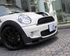 3D Design Carbon Fiber Front Lip Spoiler Mini Cooper S R55 R56 07-12