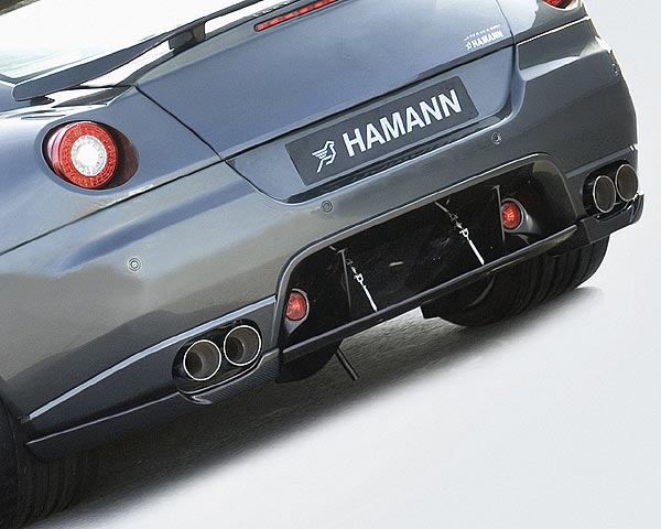 Hamann 3-Pc Carbon Fiber Rear Duffuser Ferrari 599 06+