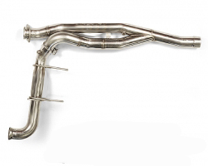 Kooks 3" Y-Pipe without Catalytic Converter for OEM Exhaust Ford SVT Raptor 6.2L 10+ by FEZTEC