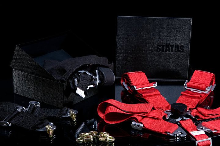 Status Racing 3 Inch 4 Point Cam Lock Harness Kit - FIA Approved