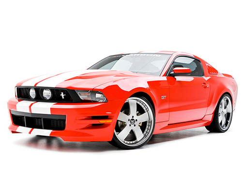 3dCarbon 4PC Body Kit Ford Mustang GT V6 10-12