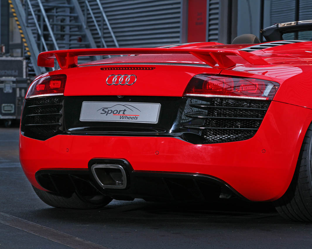 Eisenmann Spark 8 Carbon Fiber Auro Rear Bumper w/ Grill Audi R8 11-12