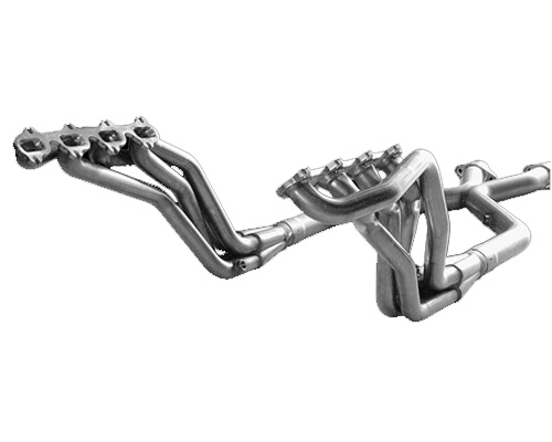 American Racing 1 5/8 x 2 1/2 Headers w/ 2 1/2 Cat-less X-Pipe Ford Mustang Cobra 2-Valve 99-04
