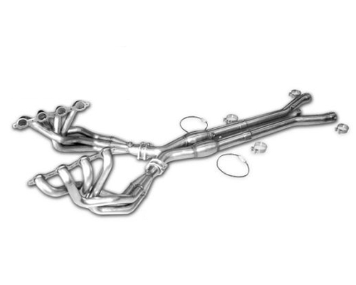 American Racing 1 3/4 x 3 Headers w/ 3 x 2 1/2 Cat-less X-Pipe Chevrolet Corvette C6 05-08