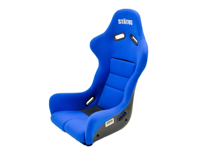 Status Racing Standard Ring Bucket Seat Black FRP Cloth - FIA Approved