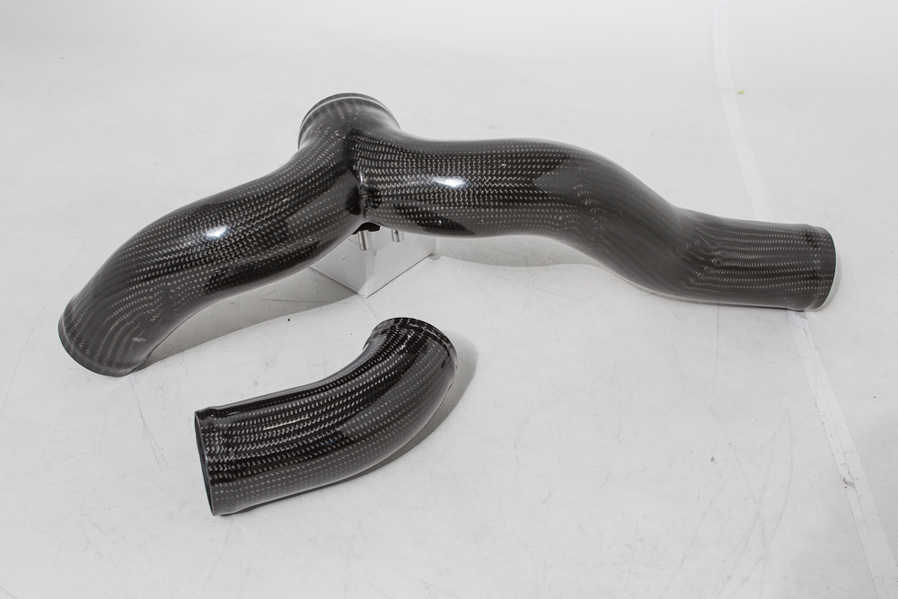 Agency Power 2x2 Carbon Fiber Sleeve Intercooler YPipe Kit Porsche Panamera Turbo CLEARANCE