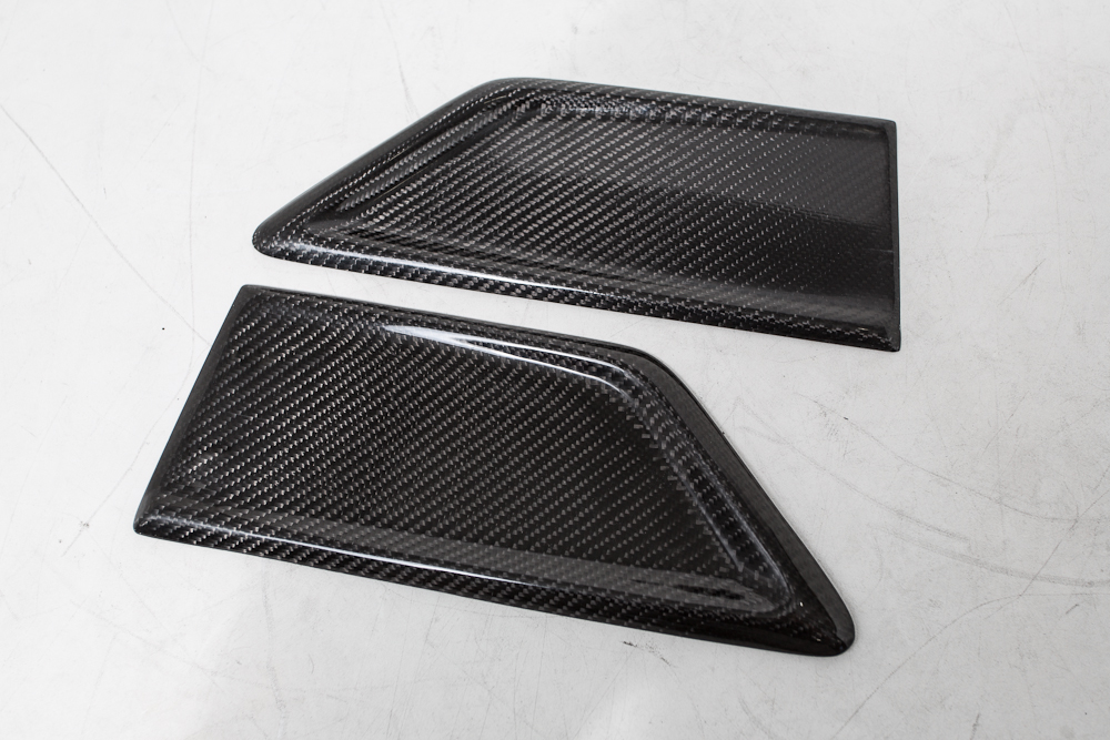 Agency Power 2x2 Carbon Fiber Fender Grill Mercedes CLS63 12+ CLEARANCE