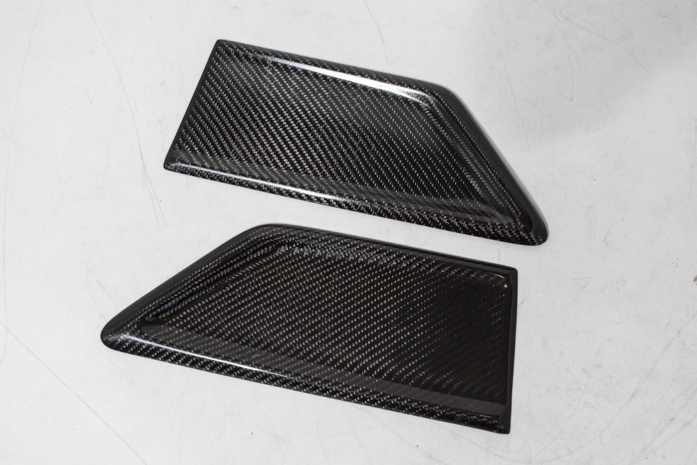 Agency Power 2x2 Carbon Fiber Fender Grill Mercedes CLS63 12+ CLEARANCE