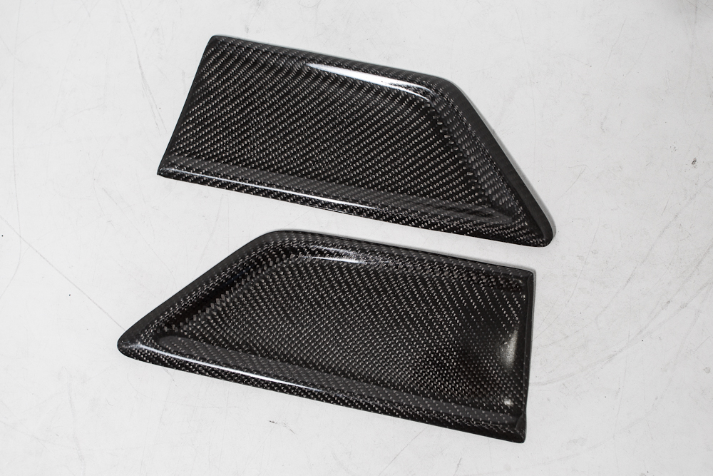 Agency Power 2x2 Carbon Fiber Fender Grill Mercedes CLS63 12+ CLEARANCE