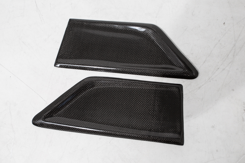 Agency Power 1x1 Carbon Fiber Fender Grill Mercedes CLS63 12+ CLEARANCE
