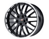 Cray Manta 17X9  5x120.65  50mm Gloss Black Machined Lip