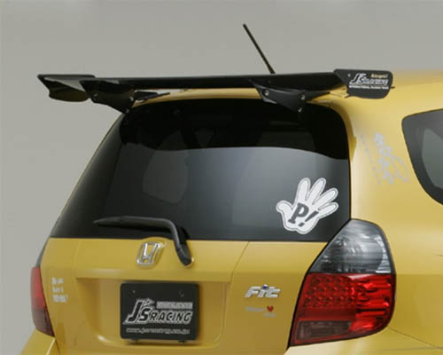 Js Racing 3D GT Wing Carbon Honda Fit 07-08