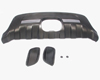 DMC Diamante Nero Rear Apron Diffuser BMW X6 09+