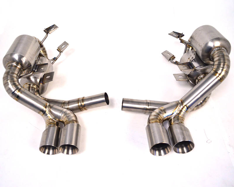 Agency Power Titanium Exhaust System w/Quad Tips Porsche 997 Carrera 3.6L