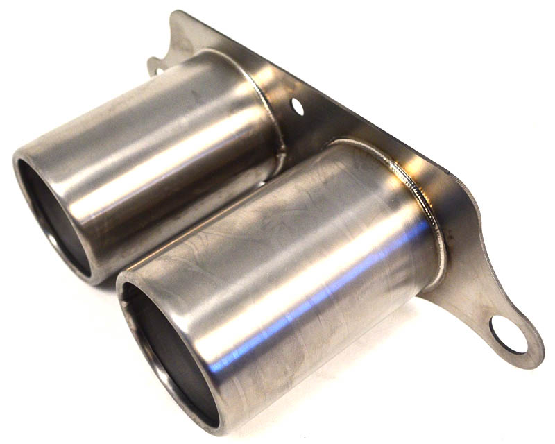 Agency Power Titanium Exhaust Brushed Tips Porsche 997 GT3 GT3RS 07-12