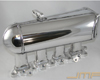JM Fabrications Aluminum Sheetmetal Drag Version Intake Manifold Unpolished Mitsubishi Lancer Evolution VII VIII IX 03+