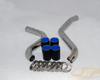 JM Fabrications Stainless Steel Upper and Lower Radiator Pipes Set Mitsubishi Lancer Evolution VII VIII IX 03-08