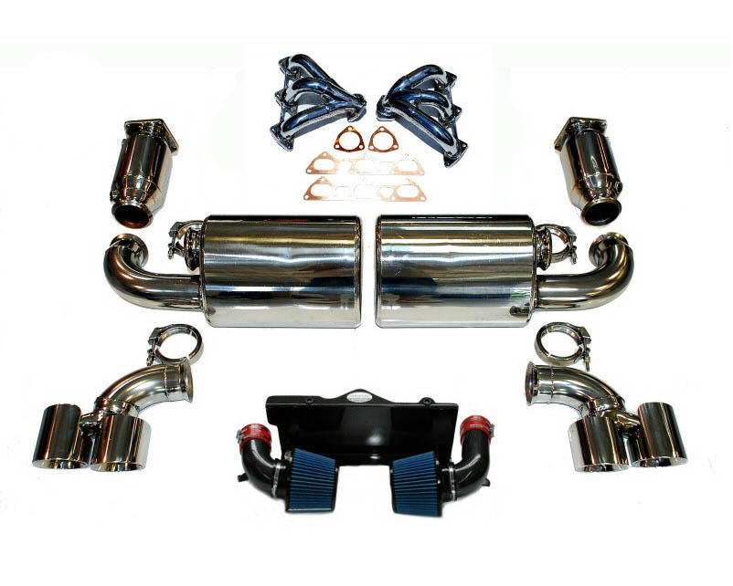 Fabspeed 70mm Performance Package Mufflers Sportcats Headers Muffler Tips Intake Porsche 997 Turbo 05-09