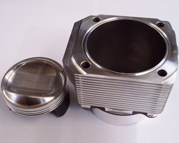 Wossner 3.8L Pistons w/Cylinders Porsche 993 TT/GT2 95-98