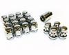 KICS Bullocks and Nut set M12x1.25 Chrome