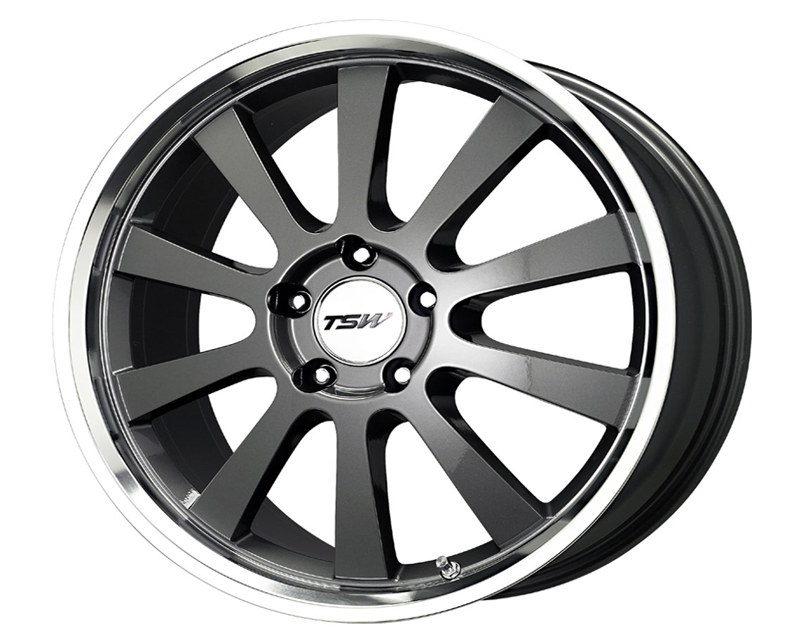 TSW Londrina Wheels 18X8 5-114.3 40 Gunmetal Lip Machined