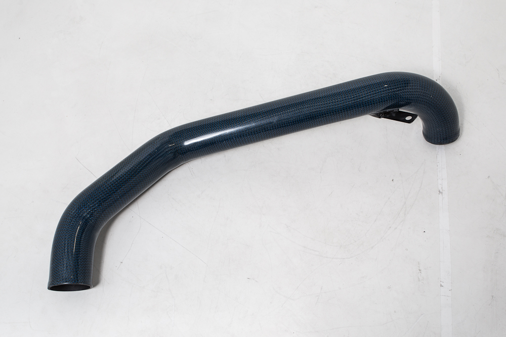 Agency Power 2x2 Blue Carbon Fiber Sleeve 3inch Intercooler Pipe Mitsubishi EVO X CLEARANCE