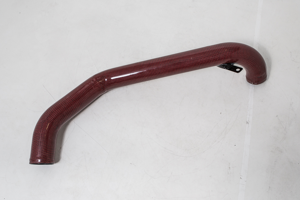 Agency Power 2x2 Red Carbon Fiber Sleeve 3inch Intercooler Pipe Mitsubishi EVO X CLEARANCE