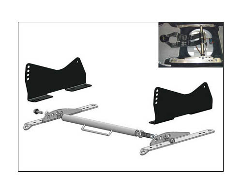 Brey Krause Floor Mount Adapter w/Integrated Sub Strap Mount Porsche 996 C2/C4 98-05 by FEZTEC