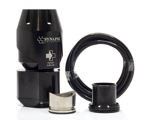 Synapse Engineering Synchronic BOV w/SS Weld-on Flange 1.25in Recirculation Fitting & Connect Kit