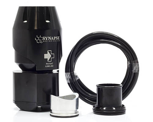 Synapse Engineering Synchronic BOV w/AL Weld-on Flange 1.25in Recirculation Fitting & Connect Kit