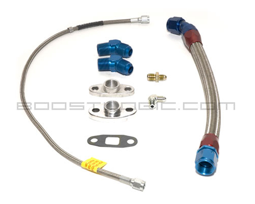 Boost Logic Supra TT Oil Feed and Return Kit Toyota Supra 93-02