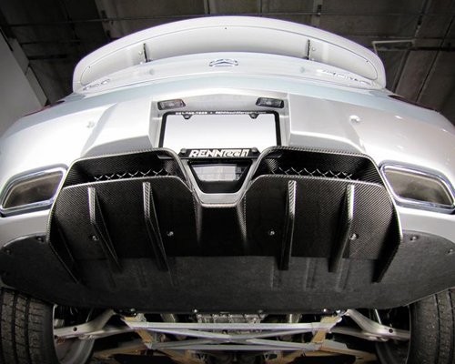 RennTech Carbon Fiber Rear Diffuser Mercedes-Benz SLS AMG 11+