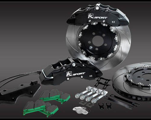 Ksport SuperComp 8 Piston 16in Front Big Brake Kit Honda Fit 06-08