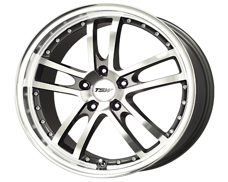 TSW Cadwell Wheels 19X8 5-114.3 40 Gunmetal Machined