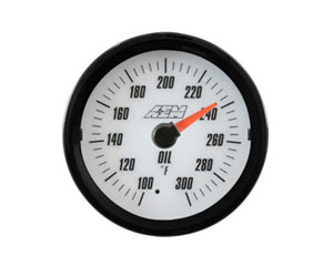 AEM Oil / Water / Transmission Temperature Gauge
