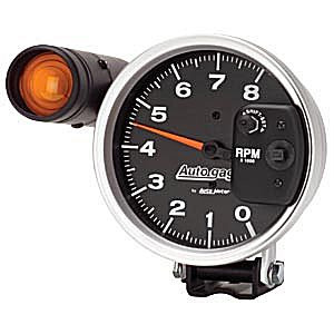 Autometer AutoGage 5in. Tachometer Monster Shift-Lite 8000 RPM