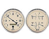 Autometer Antique Beige Electric In-Dash Gauge Kit