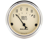 Autometer Antique Beige 2 1/16 Voltmeter Gauge