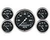 Autometer Old Tyme Black In-Dash Electric Gauge Kit