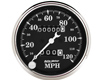 Autometer Old Tyme Black 3 1/8 Mechanical Speedometer