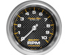 Autometer Carbon Fiber 3 3/8 Tachometer 10000 RPM
