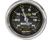 Autometer Carbon Fiber 2 1/16 Boost 20 PSI/Vacuum Gauge