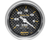 Autometer Carbon Fiber 2 1/16 Vacuum Gauge